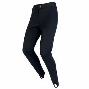 VTG Schoeller Stirrup Ski‎ Pants Black Size 10 Wool Sun Valley Aspen Skiwear